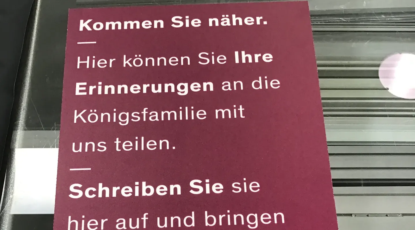Mitmach-Tafel aus Hartschaum für das StadtPalais – Museum für Stuttgart